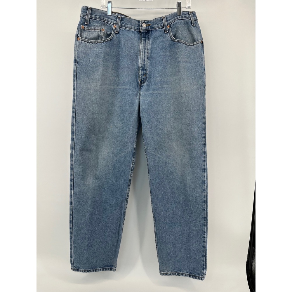 Levi's 550 Relaxed Fit Jeans Mens 40x32 Blue Tapered Leg Denim Pants Vintage 90s - Picture 2 of 13